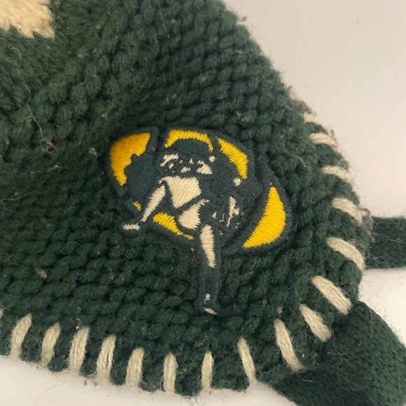 Green Bay Packers 47 Brand NFL Team Apparel Ear Flap Beanie Hat - Picture 2 of 6
